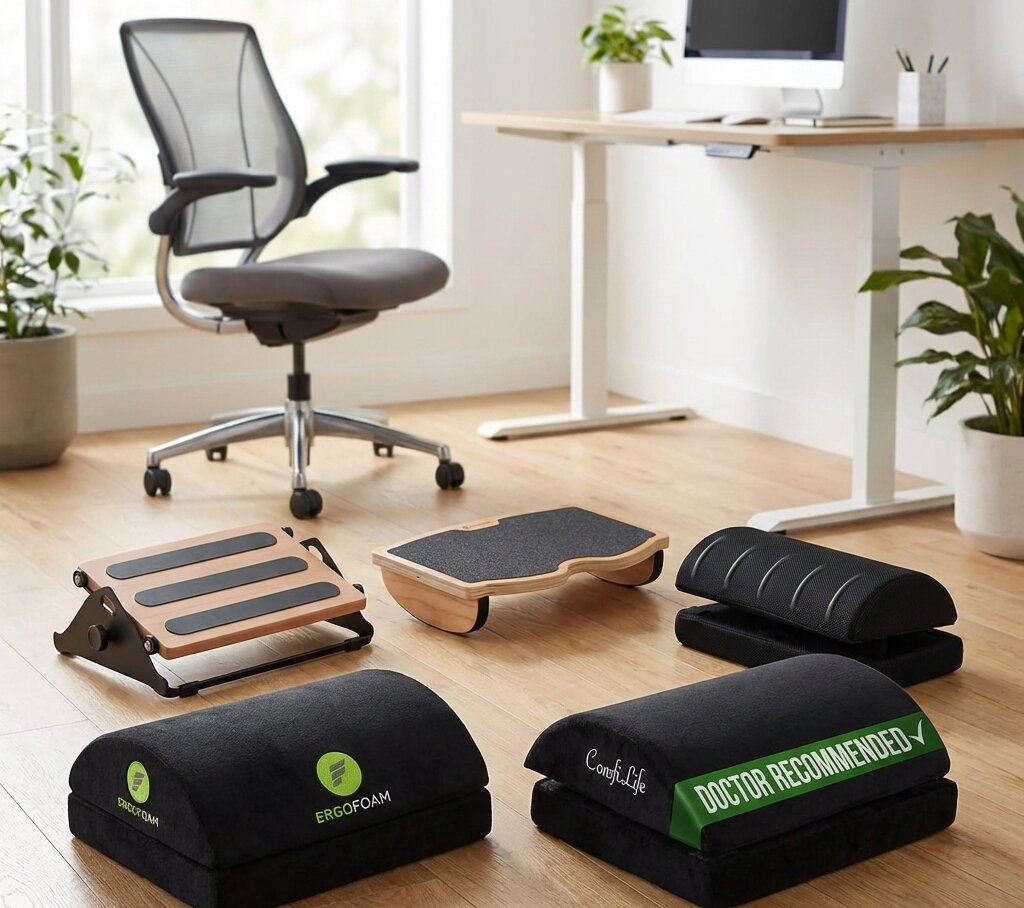 Best Ergonomic Footrests to Improve Posture & Circulation