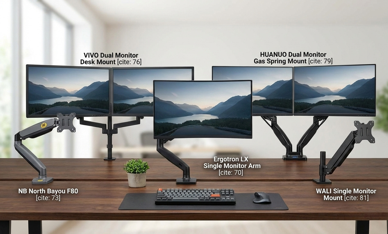 Best Monitor Arms to Save Desk Space & Reduce Neck Strain