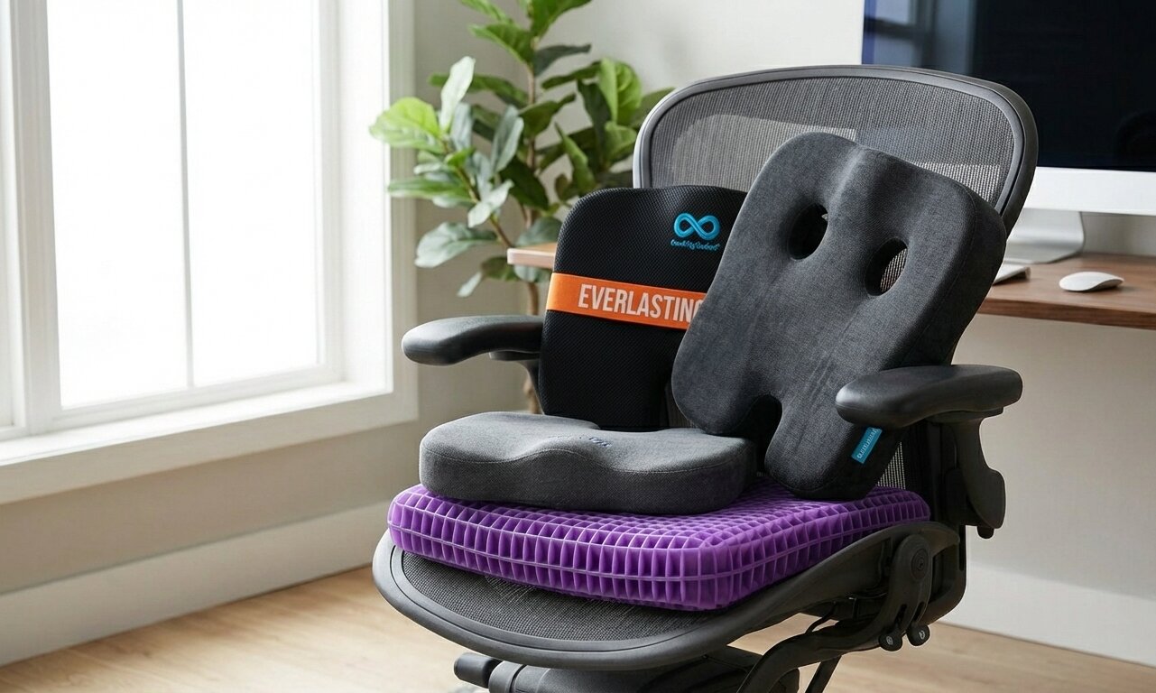 5 Best Seat Cushions for Office Chairs to Relieve Back Pain