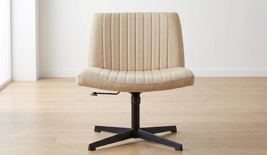 FDW Criss Cross ergonomic desk chair without wheels