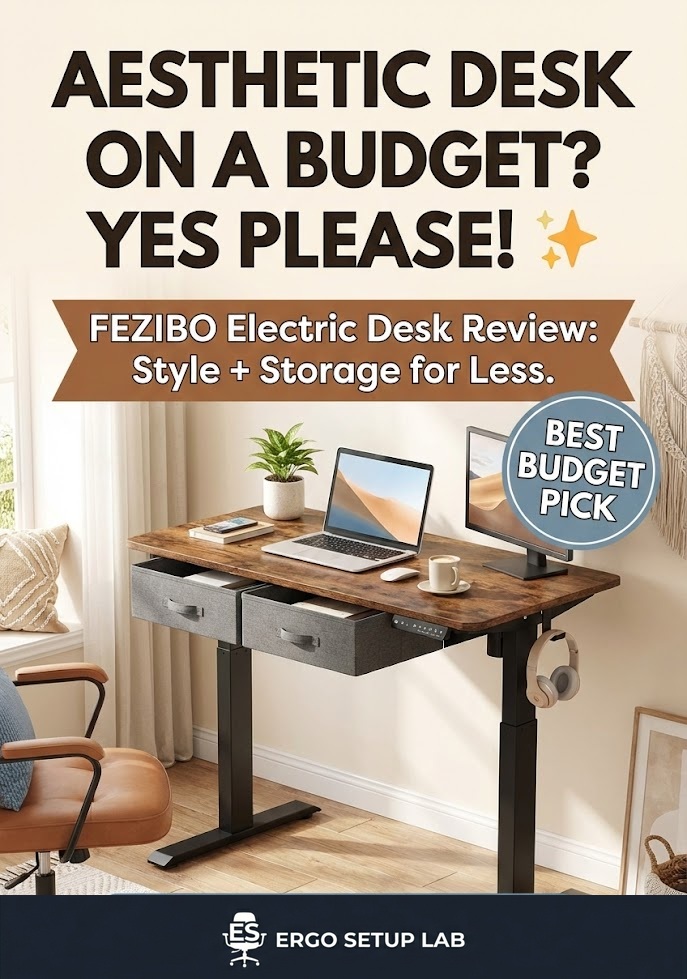 Best Electric Standing Desks for Home Office FEZIBO Height Adjustable