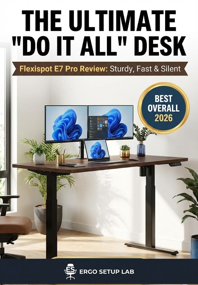 Best Electric Standing Desks for Home Office Flexispot E7 Pro