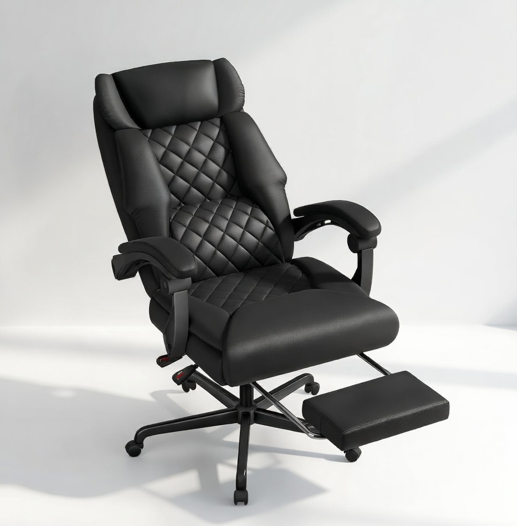 Furmax 6 Points Vibration office chair with footrest and massage
