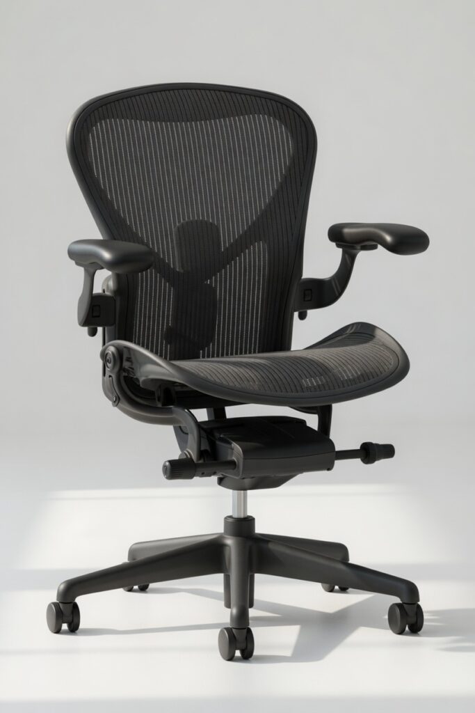 Herman Miller Aeron ergonomic office chair for sciatica