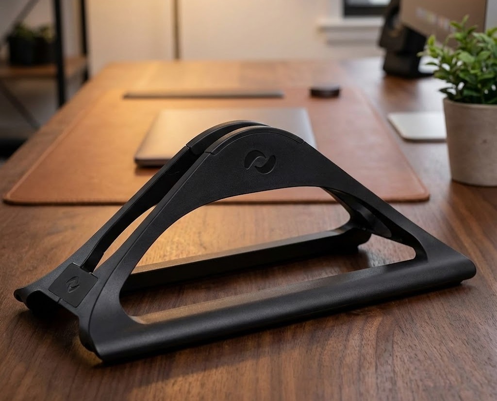 Best Vertical Laptop Stands to Save Desk Space HumanCentric Stand