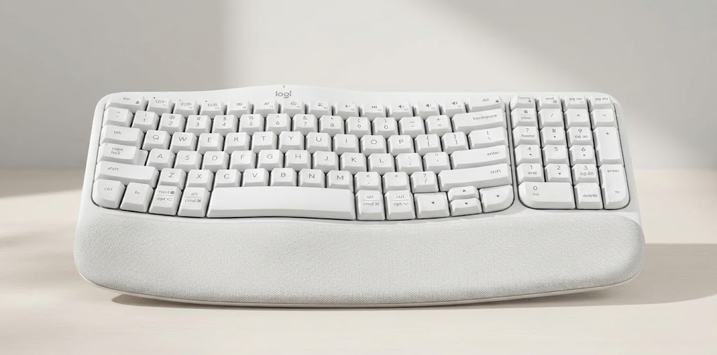 Logitech wave keys ergonomic keyboard