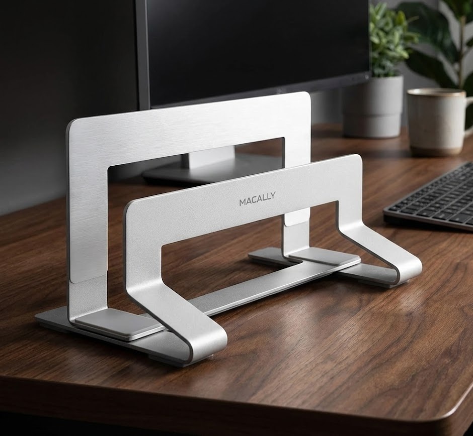 Best Vertical Laptop Stands to Save Desk Space Macally Vertical Laptop Stand