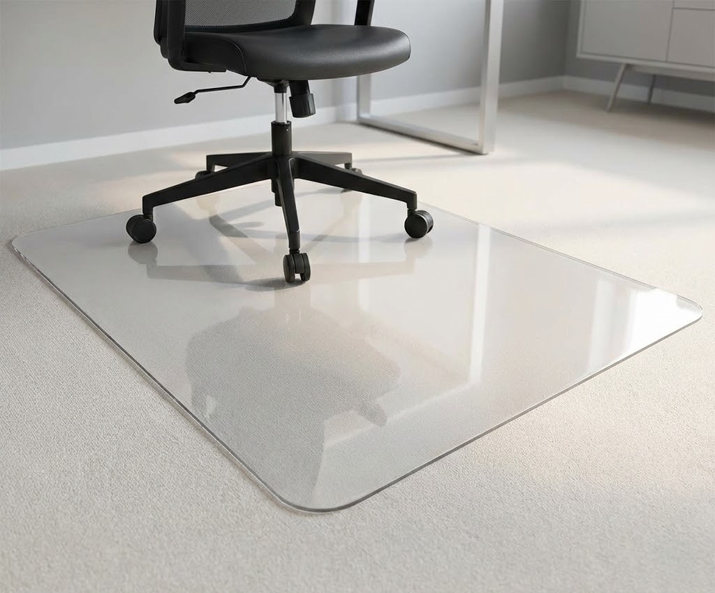 Best Office Chair Mat for Carpet Muarts Crystal Clear