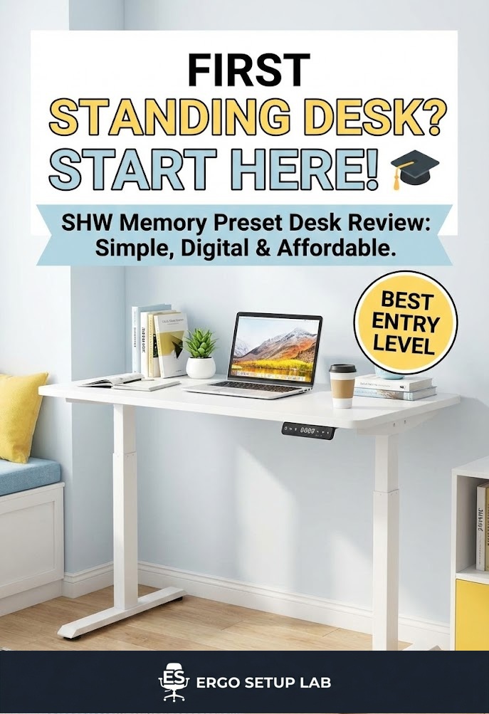 Best Electric Standing Desks for Home Office SHW Memory Preset Desk