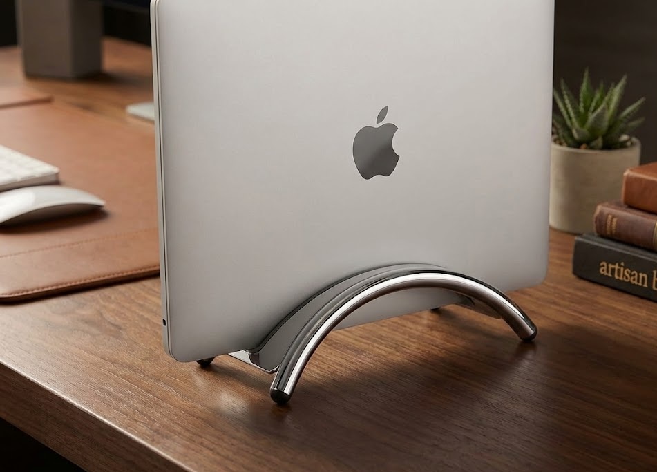 Best Vertical Laptop Stands to Save Desk Space Twelve South BookArc