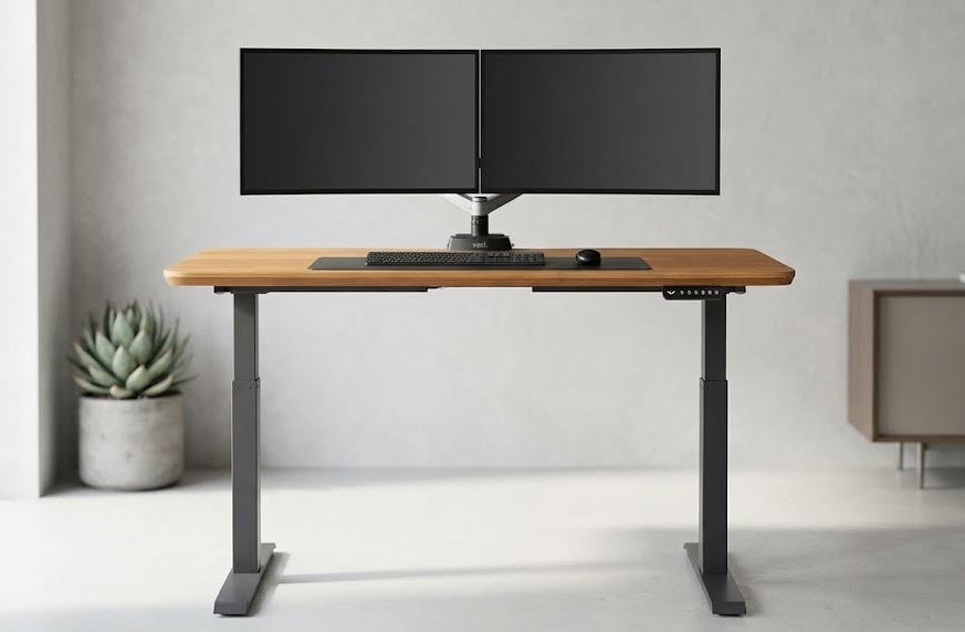 Vari Classic premium height adjustable desk with stable T-Style legs