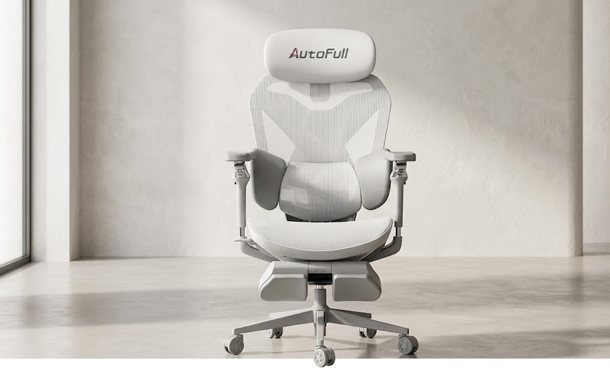 AutoFull G7 Ergonomic Gaming Chair (White)