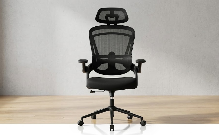 EDX Ergonomic Office Chair High-Back (Black)