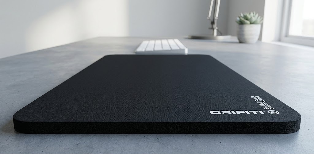 Grifiti washable ergonomic wrist rest for low profile keyboard