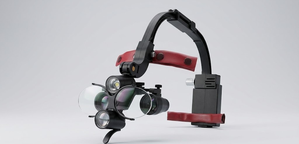 Head-Mounted LED 3.5X Ergonomic Loupes