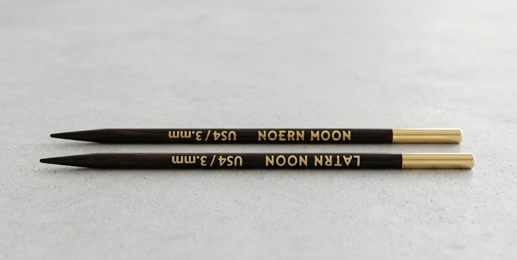 Lantern Moon Ebony Wood Ergonomic Knitting Needles