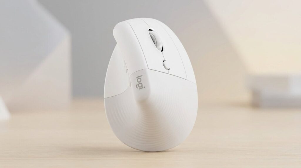 The Logitech Lift is widely considered the best vertical ergonomic mouse for Mac 2025 2026 for users with small to medium hands.