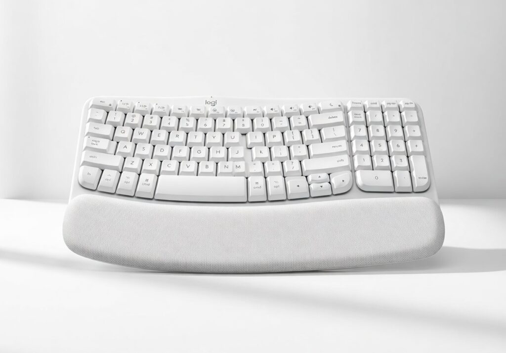 Logitech Wave Keys Ergonomic Keyboard Mac