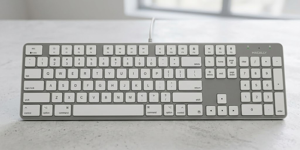 Macally Ultra Slim Keyboard on Mac Pro not Working solution