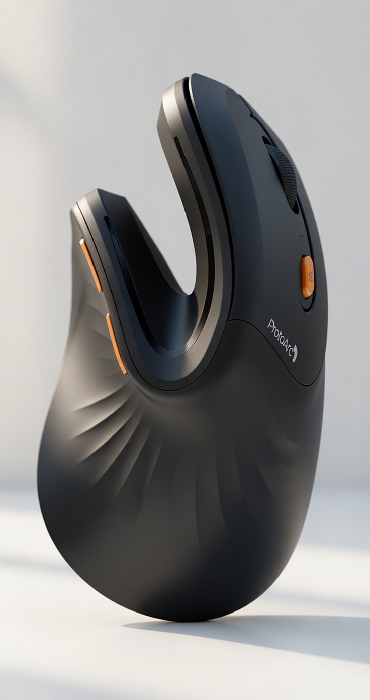 ProtoArc EM11 Vertical Best Vertical Mouse for Mac Users 2026