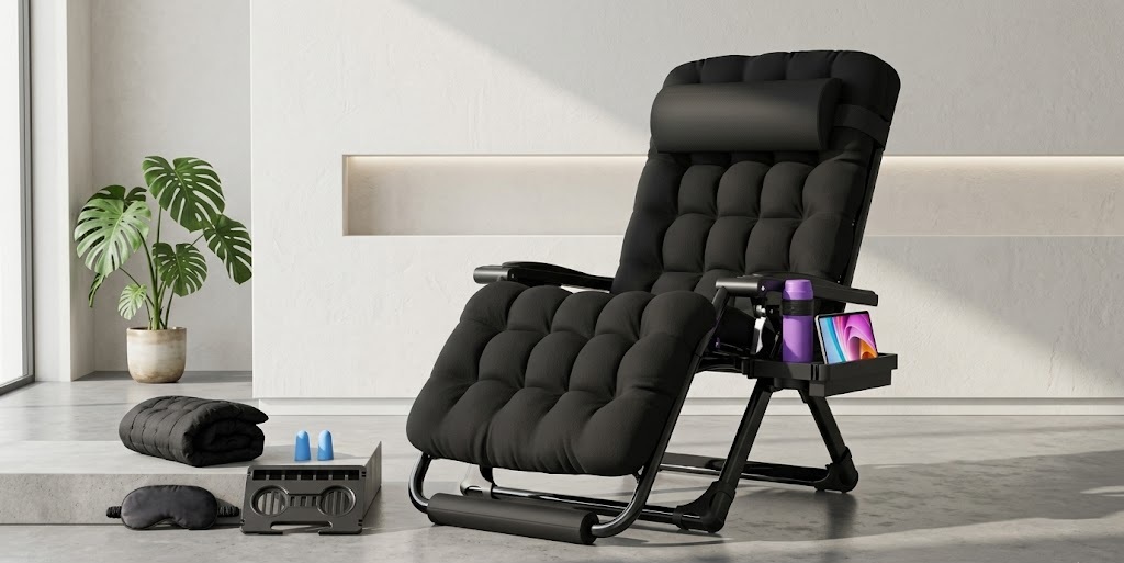 Suteck Oversized Zero Gravity Recliner Ergonomic Lounge Chair Outdoor
