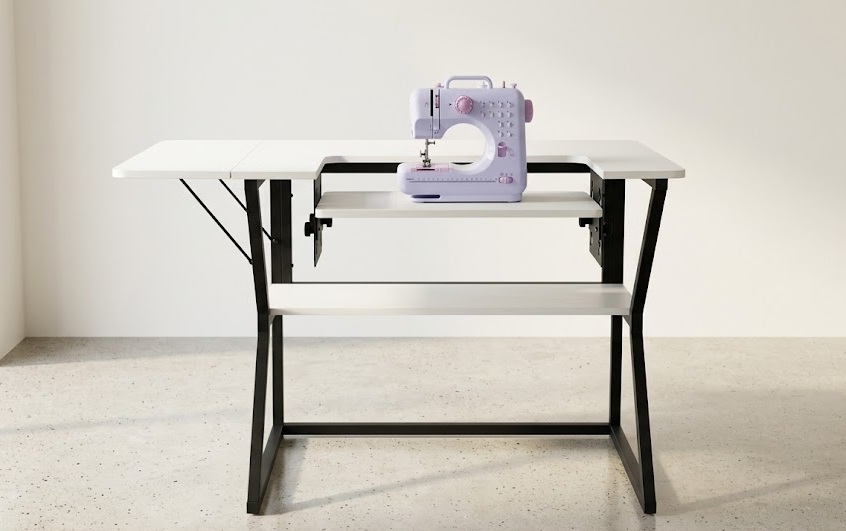 Vividwood Adjustable Platform Table Ergonomic Sewing Table