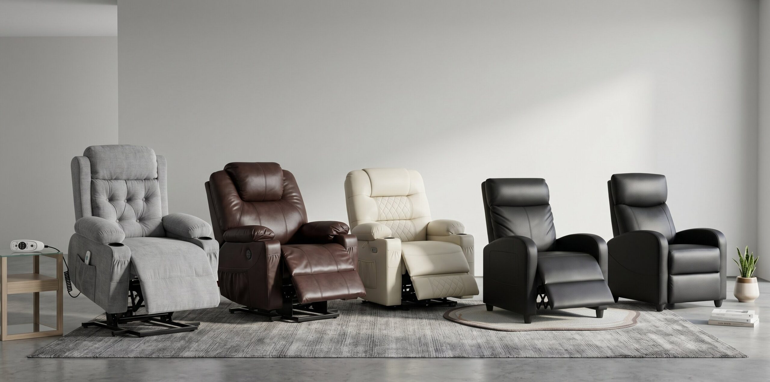Comparison of the five best ergonomic recliners for ultimate comfort and back support for an office or living room