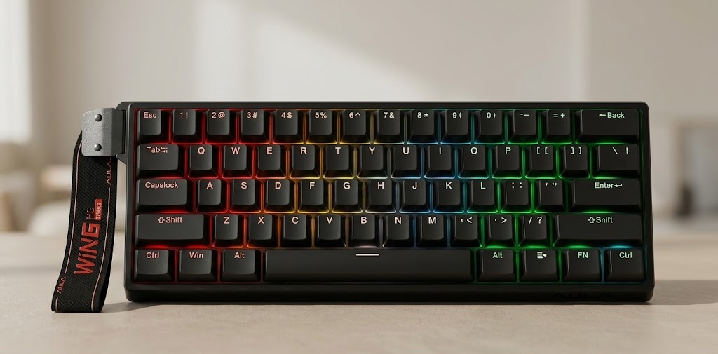 Aula WIN60 HE magnetic mechanical gaming keyboards for small hands