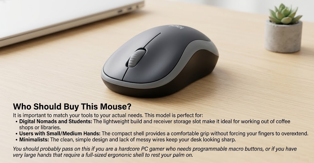 Logitech M185 Wireless Optical Mouse Why Should You Buy