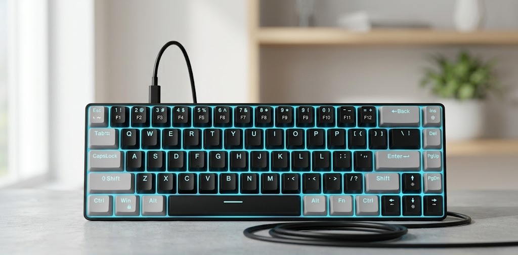 MageGee portable 60 percent mechanical gaming keyboards for small hands