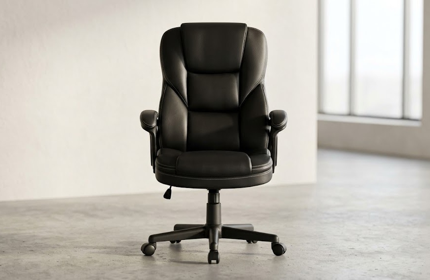 Furmax high back leather executive desk chair for home office